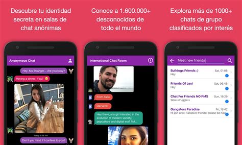 apps de chat anonimo|Las 10 mejores aplicaciones de chat anónimo para Android